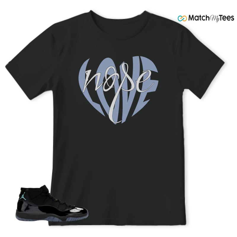 NIKE AIR JORDAN 11 RETRO GAMMA BLUE 2025 SNEAKER Matching Tees t-shirt