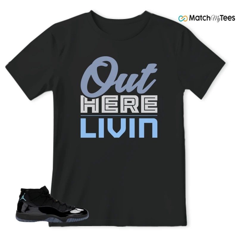 NIKE AIR JORDAN 11 RETRO GAMMA BLUE 2025 SNEAKER Matching Tees t-shirt