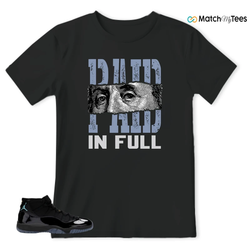 NIKE AIR JORDAN 11 RETRO GAMMA BLUE 2025 SNEAKER Matching Tees t-shirt