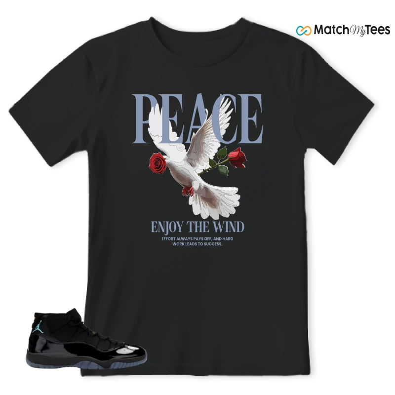 NIKE AIR JORDAN 11 RETRO GAMMA BLUE 2025 SNEAKER Matching Tees t-shirt