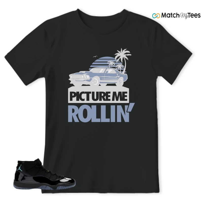 NIKE AIR JORDAN 11 RETRO GAMMA BLUE 2025 SNEAKER Matching Tees t-shirt