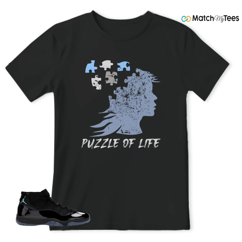 NIKE AIR JORDAN 11 RETRO GAMMA BLUE 2025 SNEAKER Matching Tees t-shirt