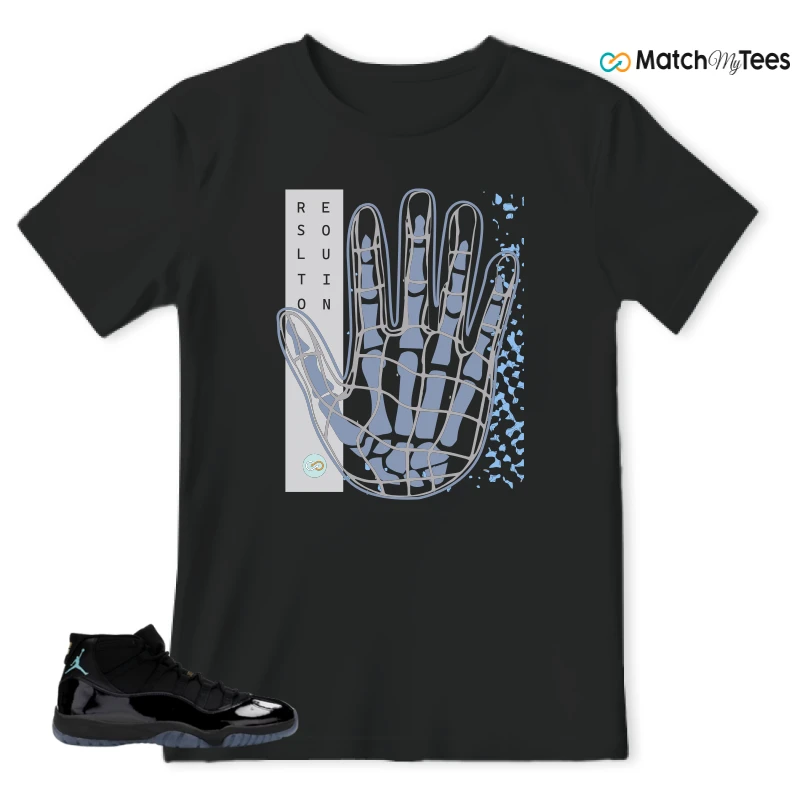 NIKE AIR JORDAN 11 RETRO GAMMA BLUE 2025 SNEAKER Matching Tees t-shirt