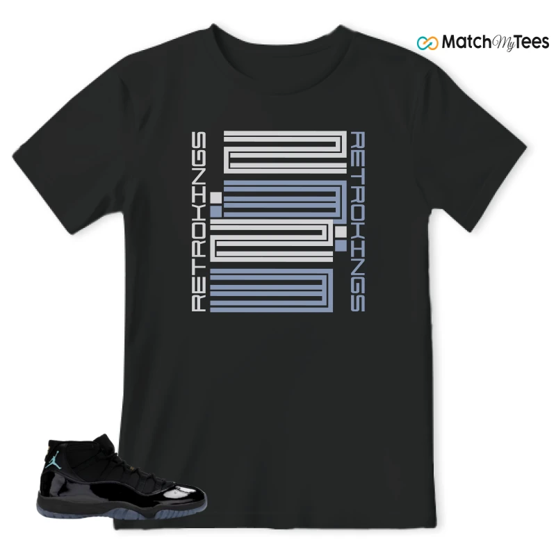 NIKE AIR JORDAN 11 RETRO GAMMA BLUE 2025 SNEAKER Matching Tees t-shirt