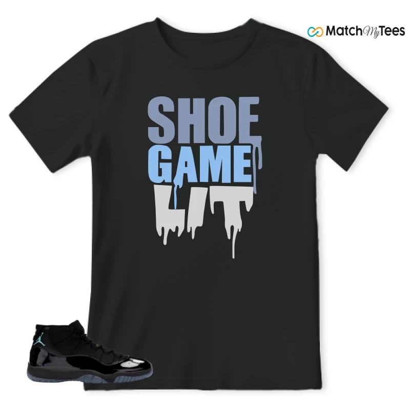 NIKE AIR JORDAN 11 RETRO GAMMA BLUE 2025 SNEAKER Matching Tees t-shirt
