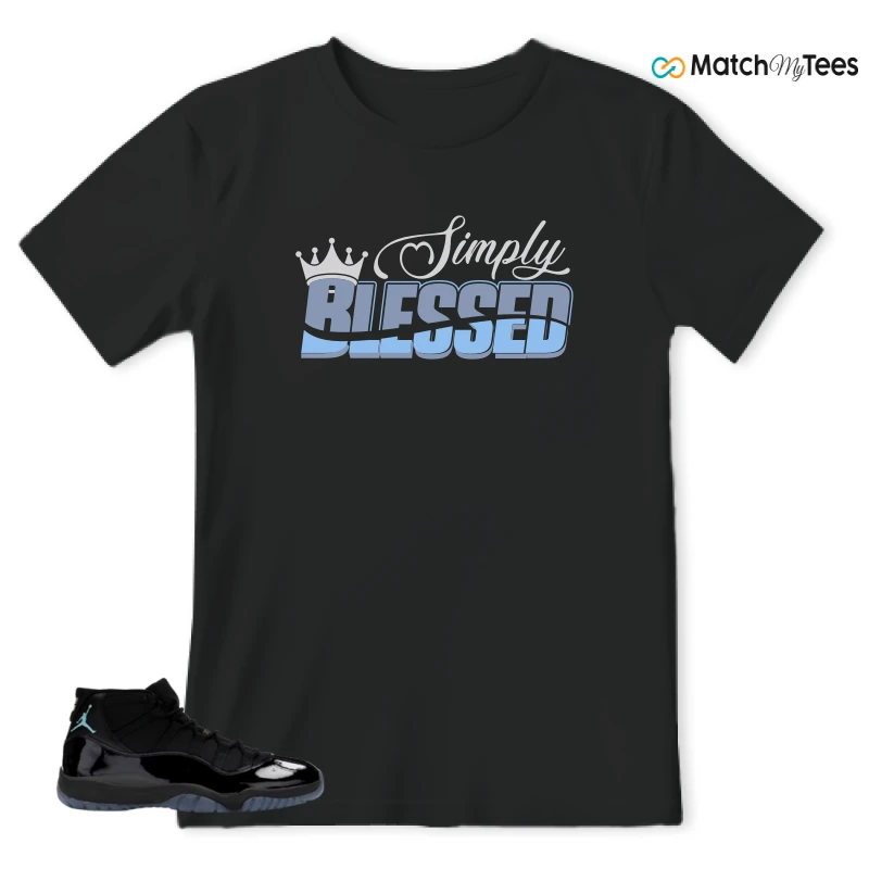 NIKE AIR JORDAN 11 RETRO GAMMA BLUE 2025 SNEAKER Matching Tees t-shirt