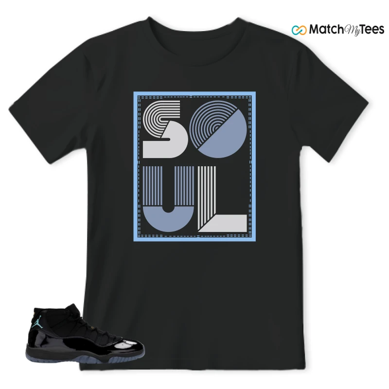 NIKE AIR JORDAN 11 RETRO GAMMA BLUE 2025 SNEAKER Matching Tees t-shirt