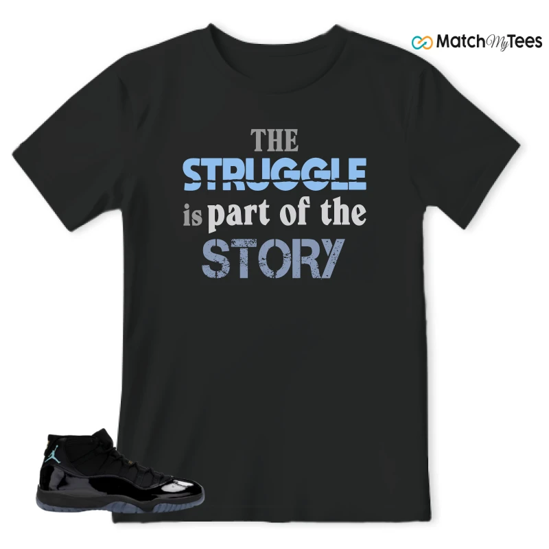 NIKE AIR JORDAN 11 RETRO GAMMA BLUE 2025 SNEAKER Matching Tees t-shirt
