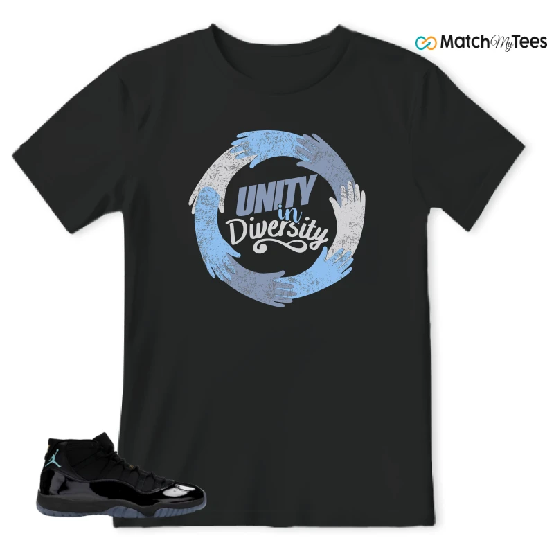 NIKE AIR JORDAN 11 RETRO GAMMA BLUE 2025 SNEAKER Matching Tees t-shirt