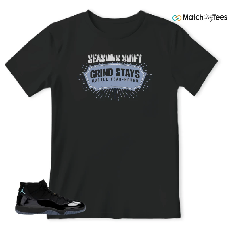 NIKE AIR JORDAN 11 RETRO GAMMA BLUE 2025 SNEAKER Matching Tees t-shirt