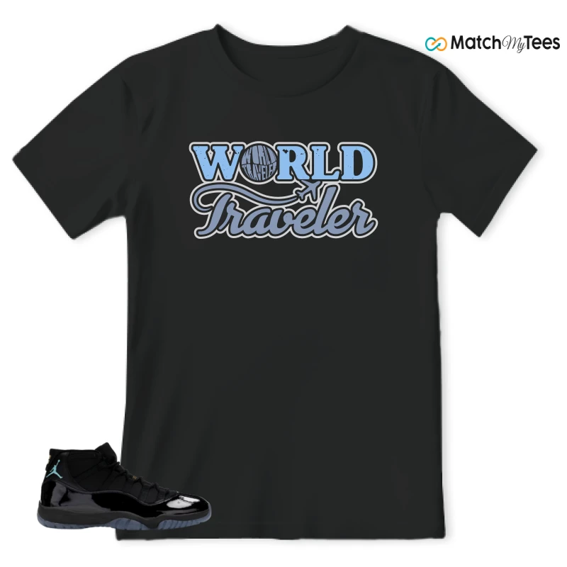 NIKE AIR JORDAN 11 RETRO GAMMA BLUE 2025 SNEAKER Matching Tees t-shirt