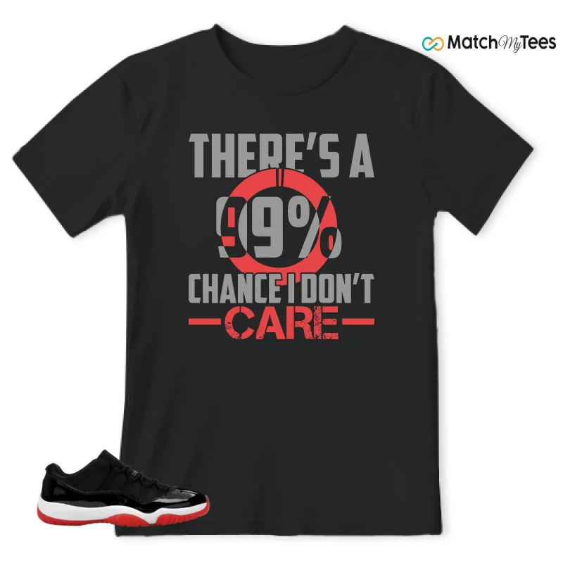 NIKE AIR JORDAN 11 RETRO LOW BRED 2025 SNEAKER Matching Tees t-shirt