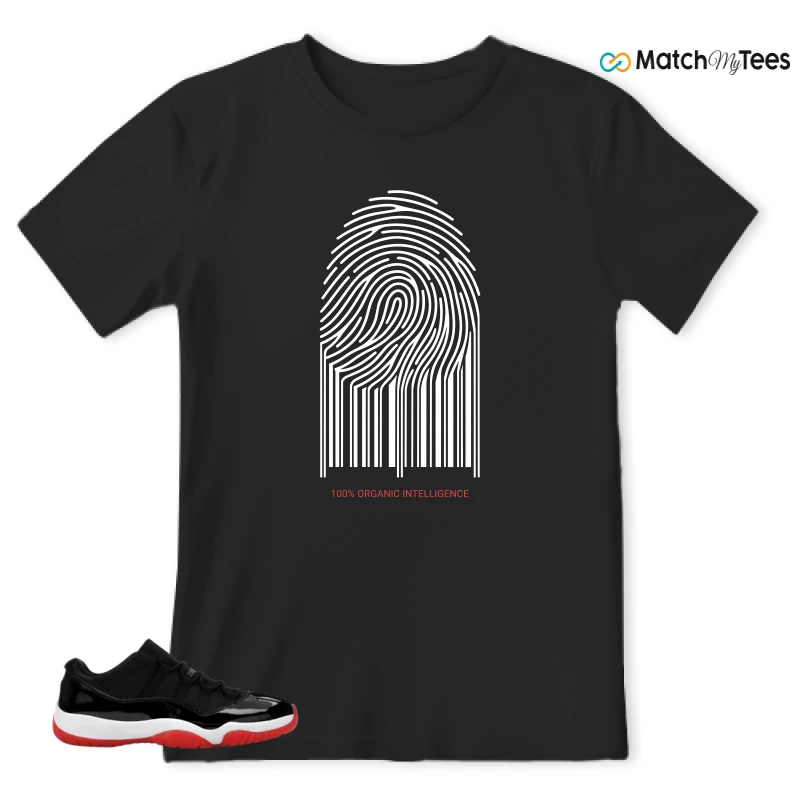 NIKE AIR JORDAN 11 RETRO LOW BRED 2025 SNEAKER Matching Tees t-shirt