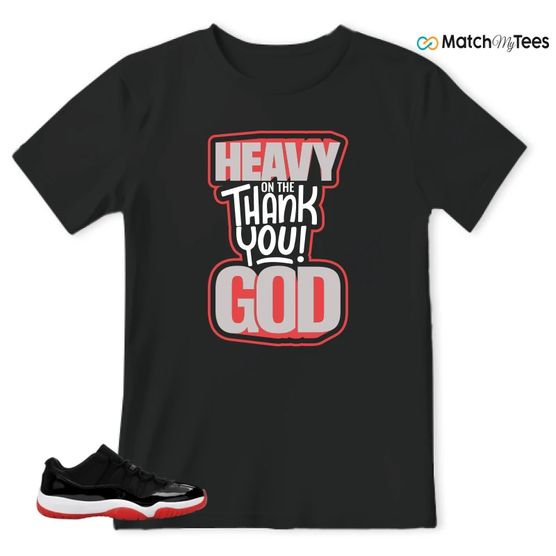 NIKE AIR JORDAN 11 RETRO LOW BRED 2025 SNEAKER Matching Tees t-shirt