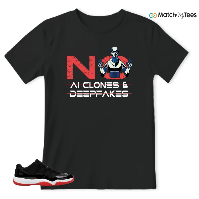 NIKE AIR JORDAN 11 RETRO LOW BRED 2025 SNEAKER Matching Tees t-shirt