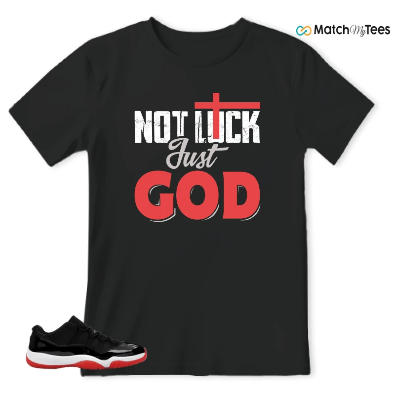NIKE AIR JORDAN 11 RETRO LOW BRED 2025 SNEAKER Matching Tees t-shirt
