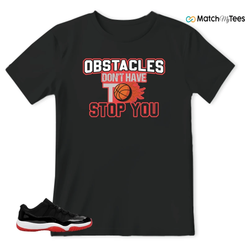 NIKE AIR JORDAN 11 RETRO LOW BRED 2025 SNEAKER Matching Tees t-shirt