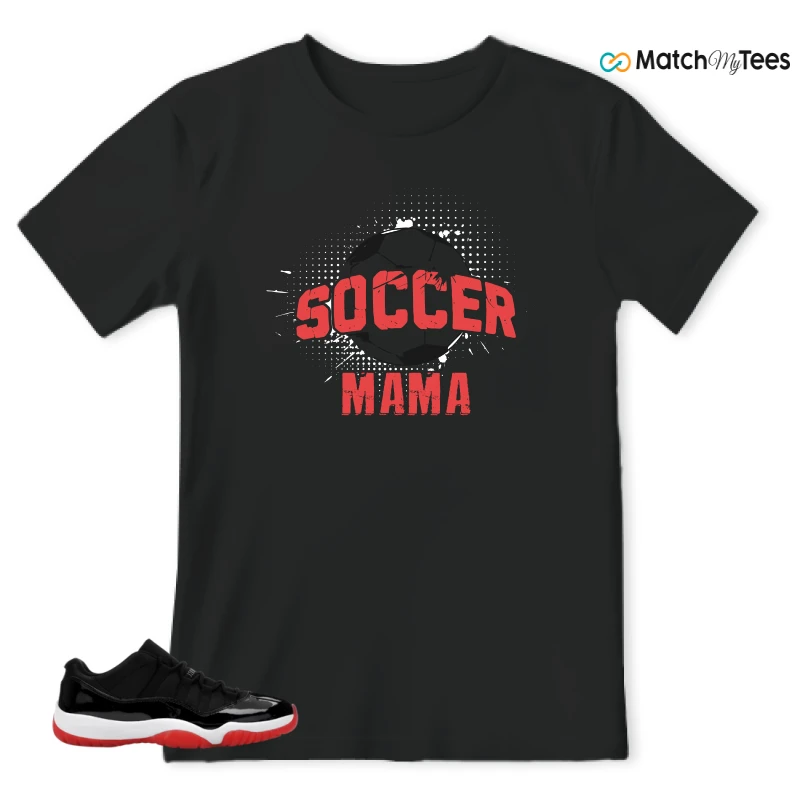 NIKE AIR JORDAN 11 RETRO LOW BRED 2025 SNEAKER Matching Tees t-shirt