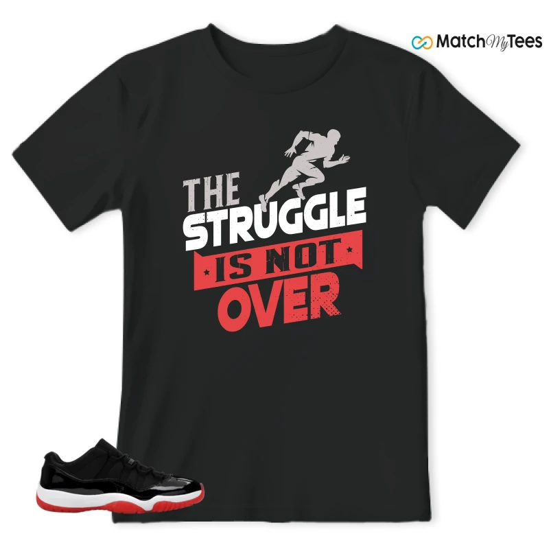 NIKE AIR JORDAN 11 RETRO LOW BRED 2025 SNEAKER Matching Tees t-shirt