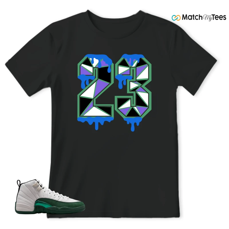 NIKE AIR JORDAN 12 RETRO BUCKS SNEAKER Matching Tees t-shirt