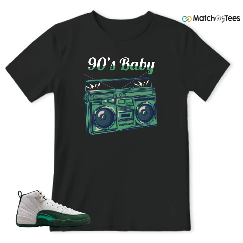 NIKE AIR JORDAN 12 RETRO BUCKS SNEAKER Matching Tees t-shirt