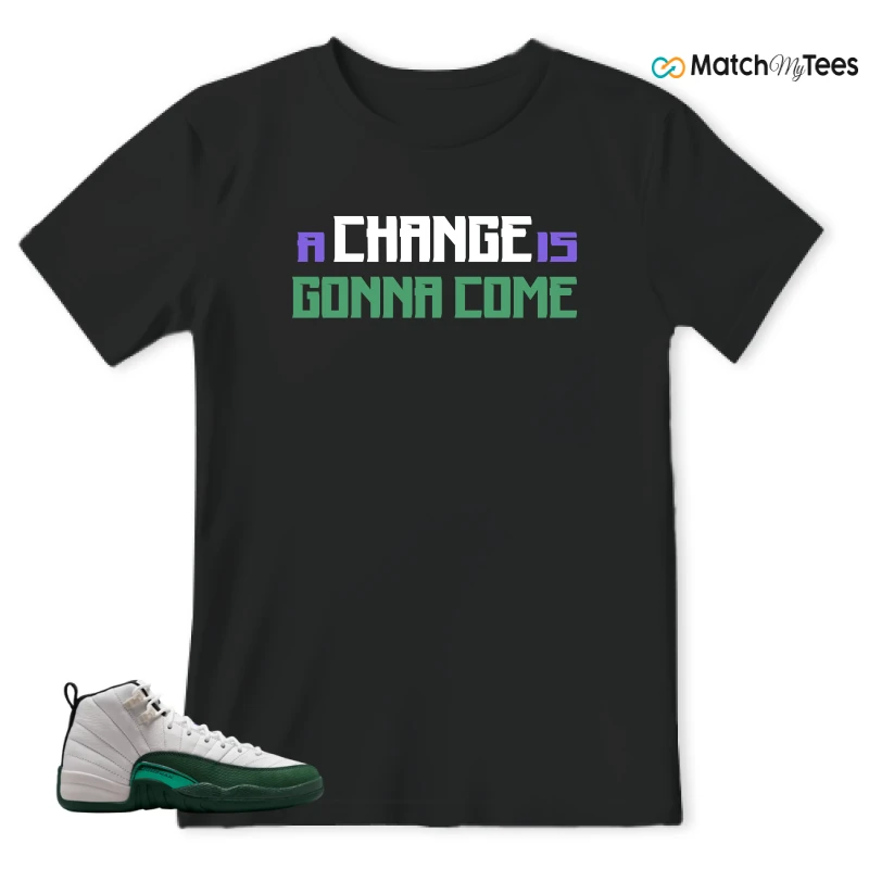 NIKE AIR JORDAN 12 RETRO BUCKS SNEAKER Matching Tees t-shirt