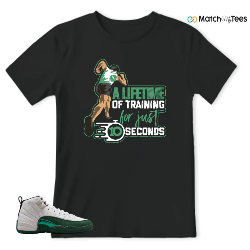 NIKE AIR JORDAN 12 RETRO BUCKS SNEAKER Matching Tees t-shirt
