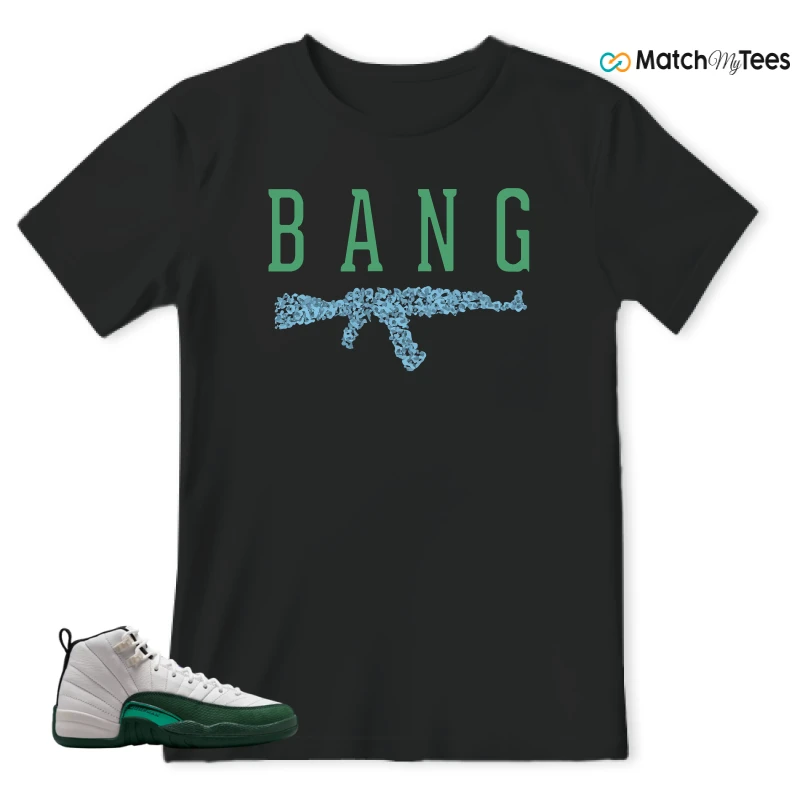 NIKE AIR JORDAN 12 RETRO BUCKS SNEAKER Matching Tees t-shirt