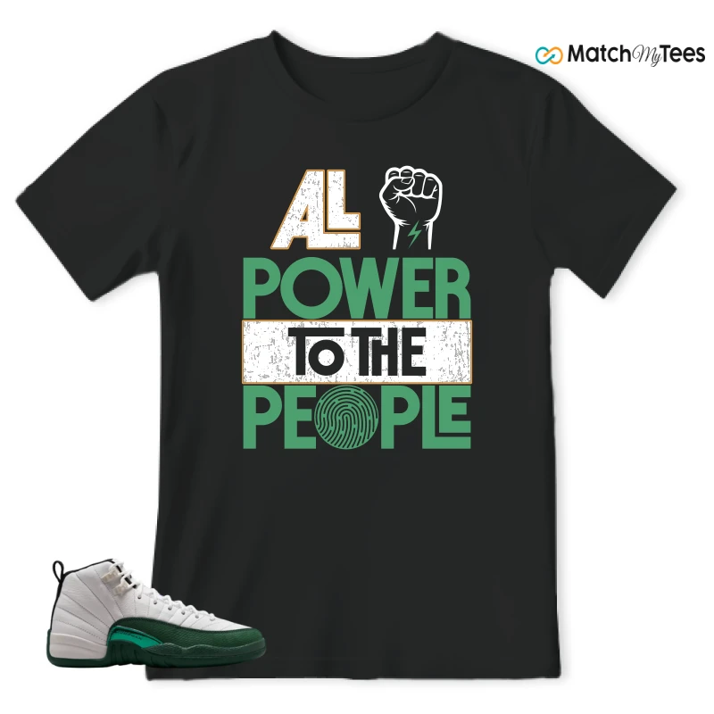 NIKE AIR JORDAN 12 RETRO BUCKS SNEAKER Matching Tees t-shirt