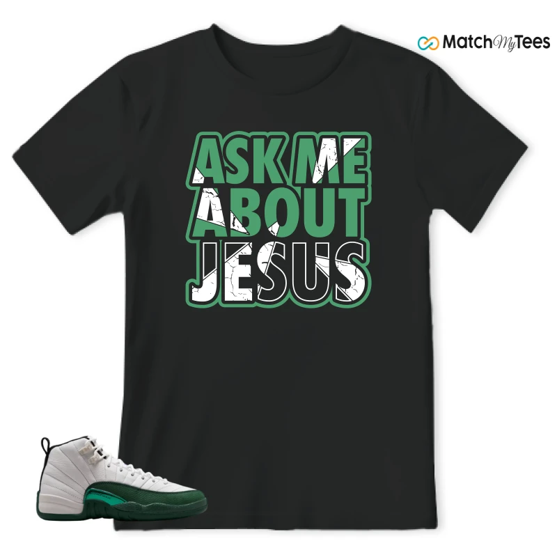 NIKE AIR JORDAN 12 RETRO BUCKS SNEAKER Matching Tees t-shirt