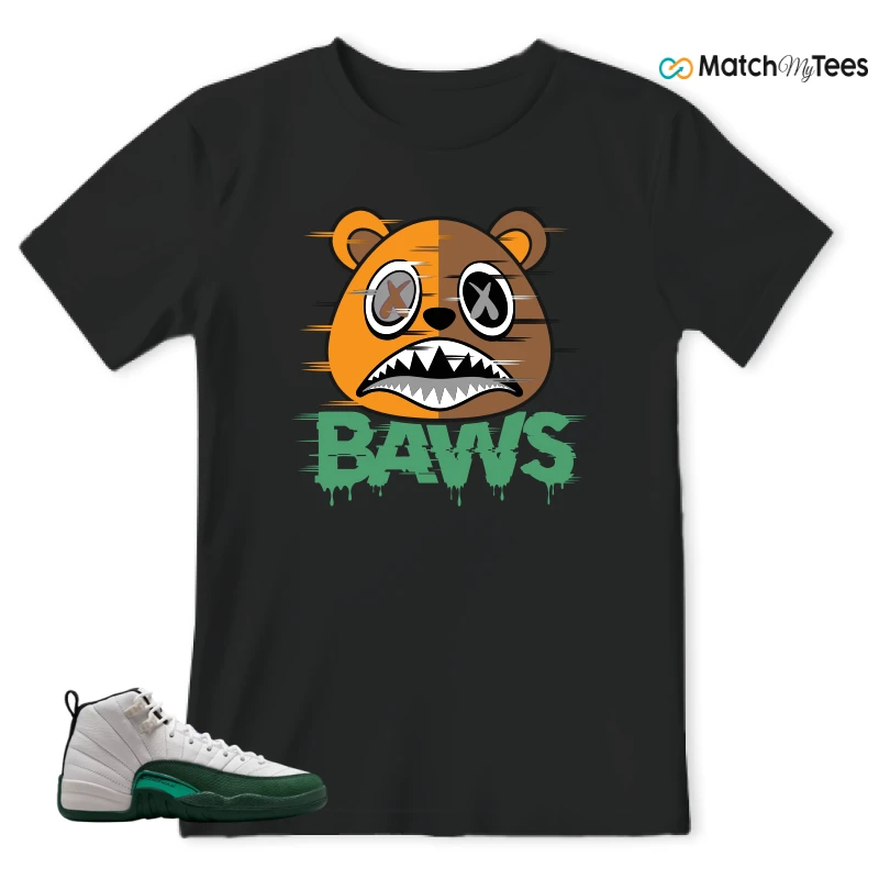 NIKE AIR JORDAN 12 RETRO BUCKS SNEAKER Matching Tees t-shirt