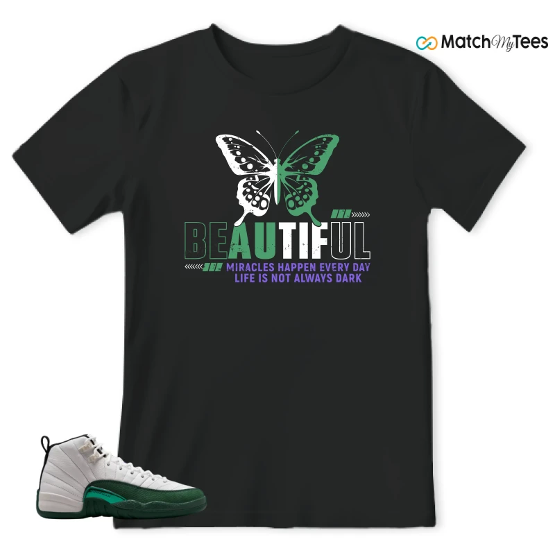 NIKE AIR JORDAN 12 RETRO BUCKS SNEAKER Matching Tees t-shirt