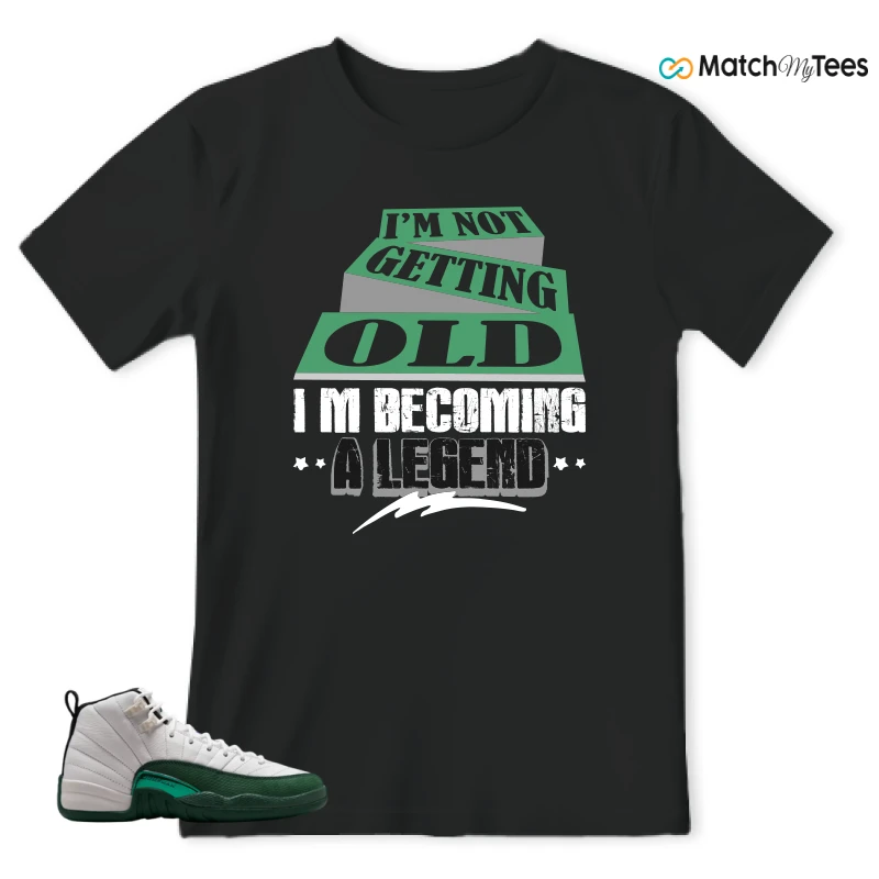NIKE AIR JORDAN 12 RETRO BUCKS SNEAKER Matching Tees t-shirt