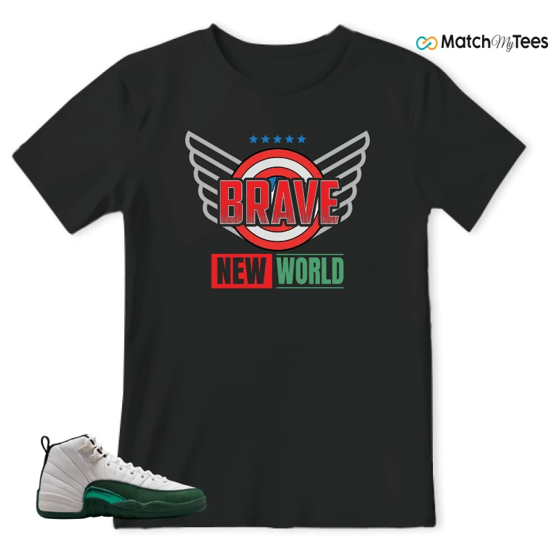 NIKE AIR JORDAN 12 RETRO BUCKS SNEAKER Matching Tees t-shirt