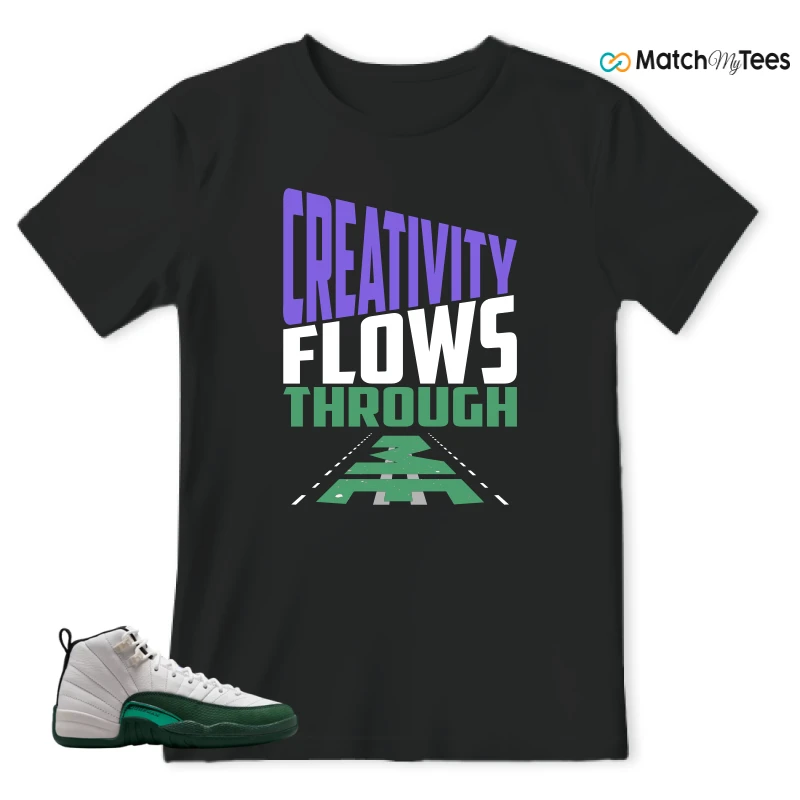 NIKE AIR JORDAN 12 RETRO BUCKS SNEAKER Matching Tees t-shirt