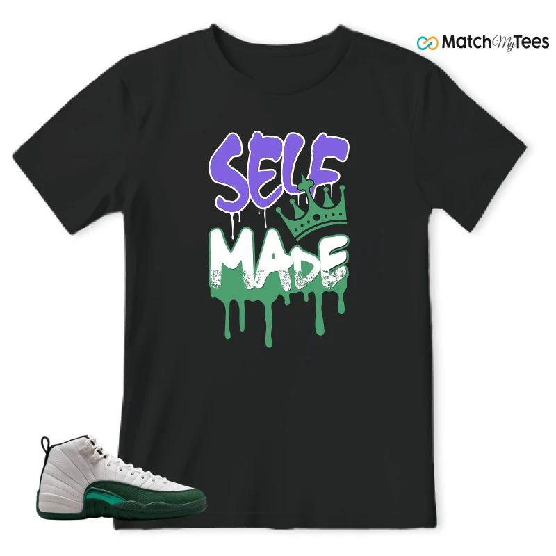 NIKE AIR JORDAN 12 RETRO BUCKS SNEAKER Matching Tees t-shirt
