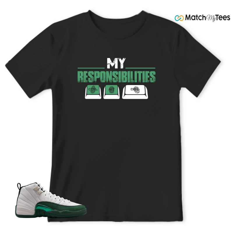 NIKE AIR JORDAN 12 RETRO BUCKS SNEAKER Matching Tees t-shirt