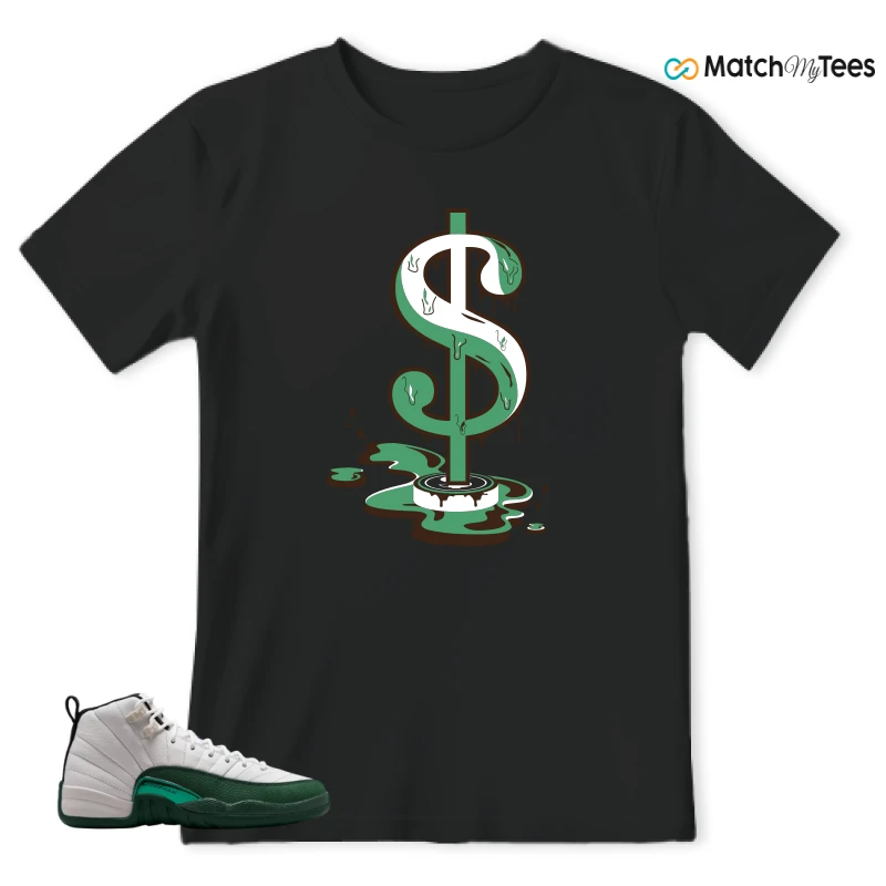 NIKE AIR JORDAN 12 RETRO BUCKS SNEAKER Matching Tees t-shirt