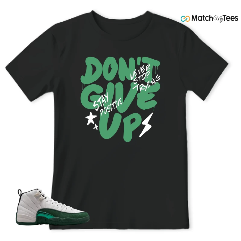 NIKE AIR JORDAN 12 RETRO BUCKS SNEAKER Matching Tees t-shirt