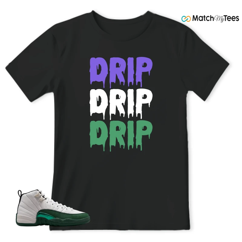 NIKE AIR JORDAN 12 RETRO BUCKS SNEAKER Matching Tees t-shirt