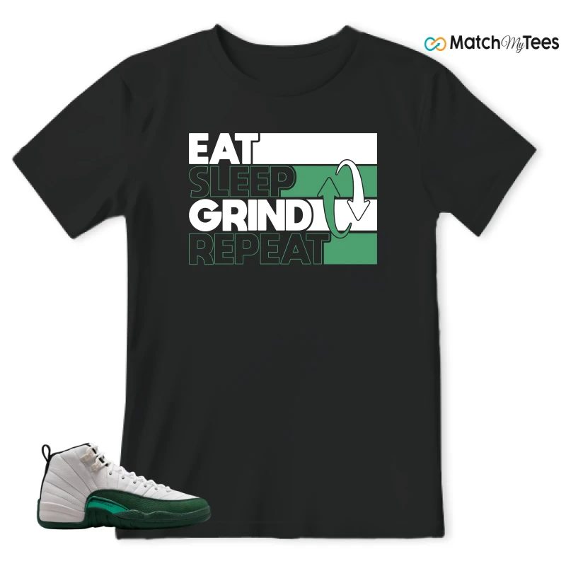 NIKE AIR JORDAN 12 RETRO BUCKS SNEAKER Matching Tees t-shirt