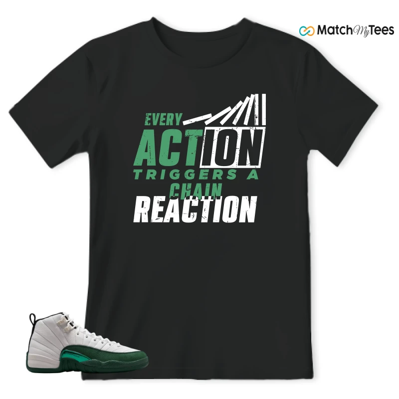 NIKE AIR JORDAN 12 RETRO BUCKS SNEAKER Matching Tees t-shirt
