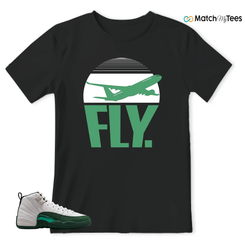 NIKE AIR JORDAN 12 RETRO BUCKS SNEAKER Matching Tees t-shirt