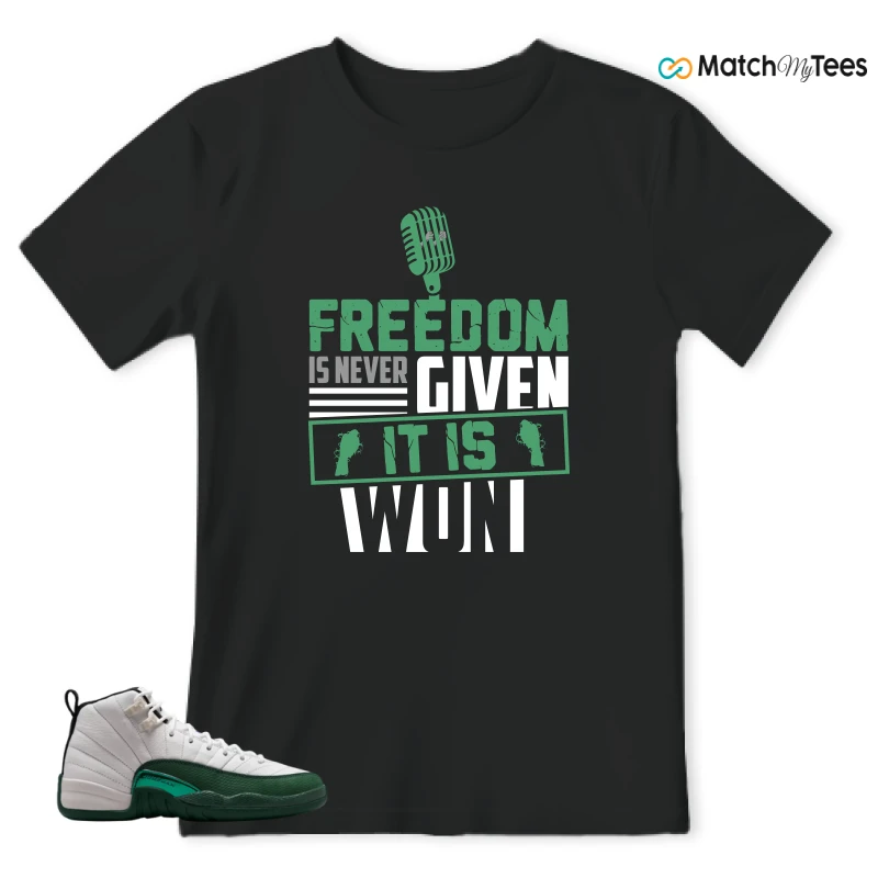 NIKE AIR JORDAN 12 RETRO BUCKS SNEAKER Matching Tees t-shirt