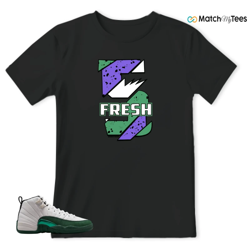 NIKE AIR JORDAN 12 RETRO BUCKS SNEAKER Matching Tees t-shirt