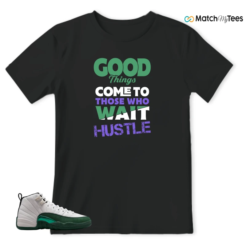 NIKE AIR JORDAN 12 RETRO BUCKS SNEAKER Matching Tees t-shirt