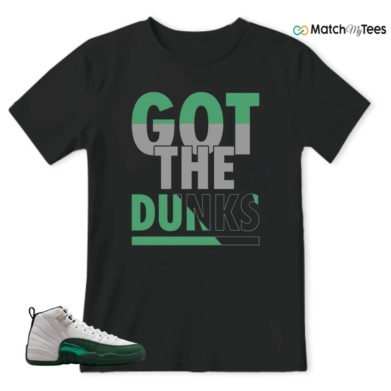 NIKE AIR JORDAN 12 RETRO BUCKS SNEAKER Matching Tees t-shirt
