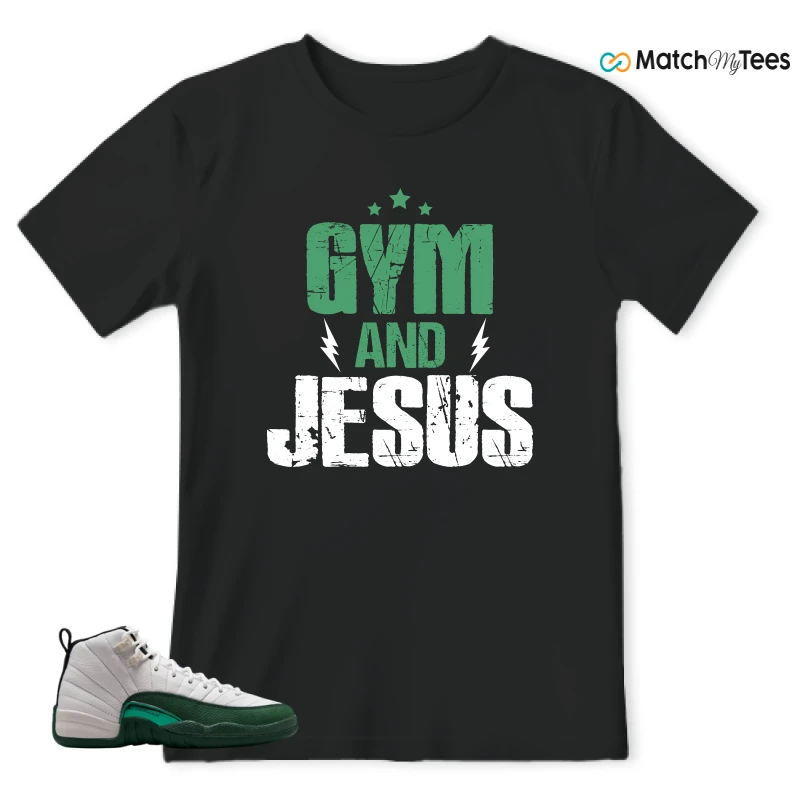 NIKE AIR JORDAN 12 RETRO BUCKS SNEAKER Matching Tees t-shirt