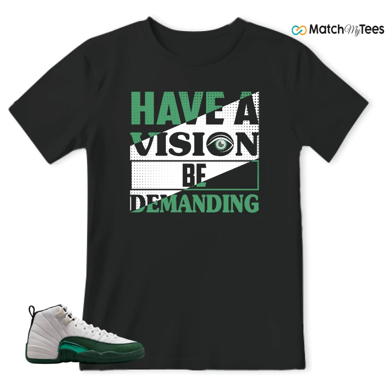NIKE AIR JORDAN 12 RETRO BUCKS SNEAKER Matching Tees t-shirt