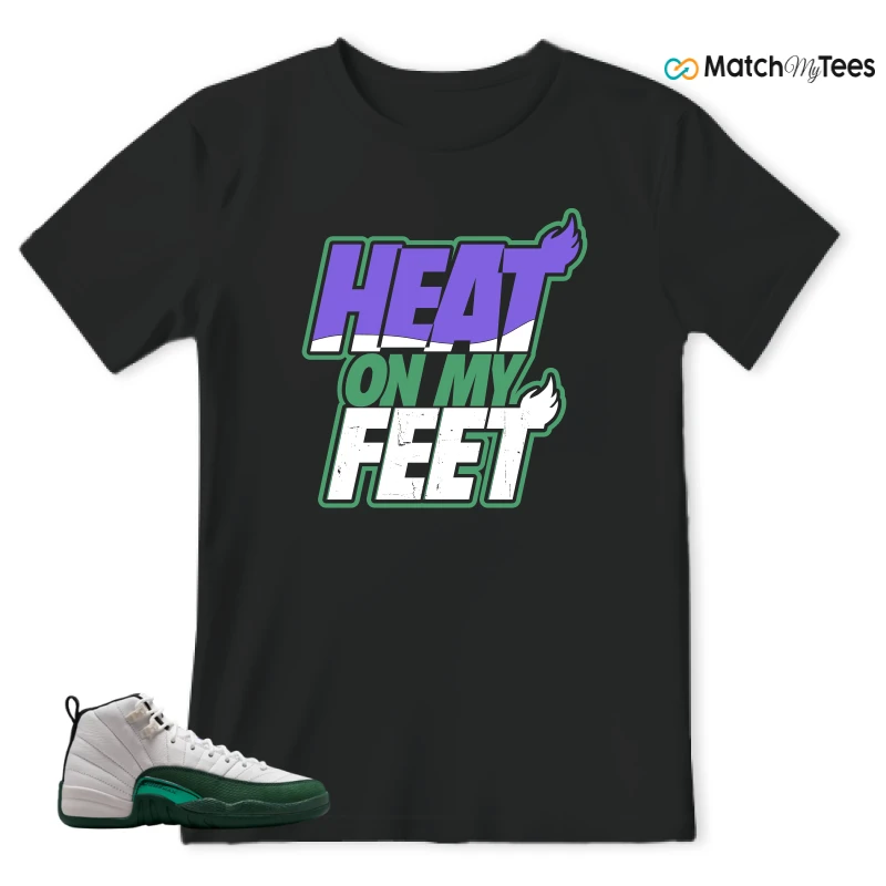 NIKE AIR JORDAN 12 RETRO BUCKS SNEAKER Matching Tees t-shirt